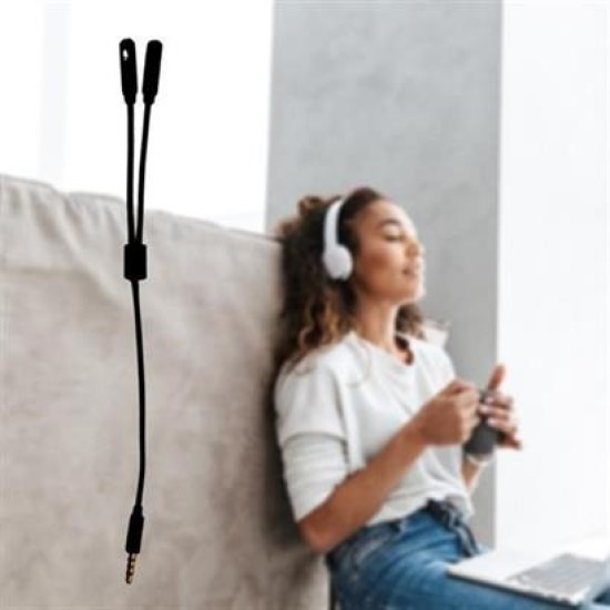 BUFFER® 1 Erkek 2 Dişi 35 mm Kulaklık ve Mikrofon Ayırıcı Çoklayıcı Aux Kablo BUFFER® 1 Erkek 2 Dişi 35 mm Kulaklık ve Mikrofon Ayırıcı Çoklayıcı Aux Kablo