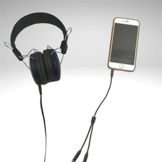 BUFFER® 1 Erkek 2 Dişi 35 mm Kulaklık ve Mikrofon Ayırıcı Çoklayıcı Aux Kablo BUFFER® 1 Erkek 2 Dişi 35 mm Kulaklık ve Mikrofon Ayırıcı Çoklayıcı Aux Kablo