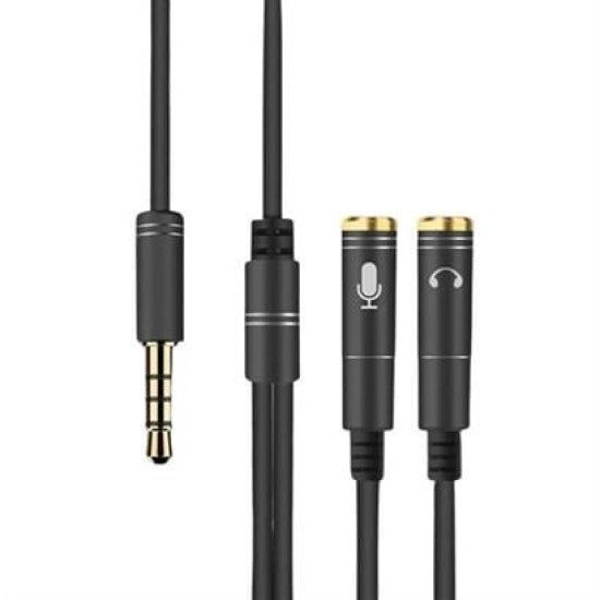 BUFFER® 1 Erkek 2 Dişi 35 mm Kulaklık ve Mikrofon Ayırıcı Çoklayıcı Aux Kablo BUFFER® 1 Erkek 2 Dişi 35 mm Kulaklık ve Mikrofon Ayırıcı Çoklayıcı Aux Kablo