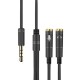 BUFFER® 1 Erkek 2 Dişi 35 mm Kulaklık ve Mikrofon Ayırıcı Çoklayıcı Aux Kablo BUFFER® 1 Erkek 2 Dişi 35 mm Kulaklık ve Mikrofon Ayırıcı Çoklayıcı Aux Kablo