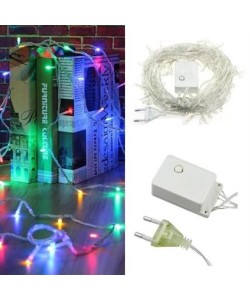 BUFFER® 10 Metre 100 Ledli 8 Fonksiyonlu Karışık Renkli RGB Led Lamba BUFFER® 10 Metre 100 Ledli 8 Fonksiyonlu Karışık Renkli RGB Led Lamba