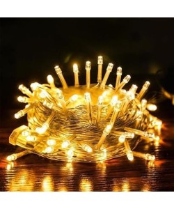 BUFFER® 10 Metre 100 Ledli 8 Fonksiyonlu Dekoratif Lambader Sarı Lamba BUFFER® 10 Metre 100 Ledli 8 Fonksiyonlu Dekoratif Lambader Sarı Lamba