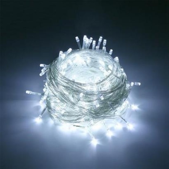 BUFFER® 100 Ledli 8 Fonksiyonlu 10 Metre Led Aydınlatma Dekor Lambası (beyaz) BUFFER® 100 Ledli 8 Fonksiyonlu 10 Metre Led Aydınlatma Dekor Lambası (beyaz)