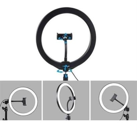 BUFFER® 10inç 26cm Youtube Instagram Tiktok Selfie Stüdyo Video Fotoğraf Ring Light Tripod Led Hal BUFFER® 10inç 26cm Youtube Instagram Tiktok Selfie Stüdyo Video Fotoğraf Ring Light Tripod Led Hal