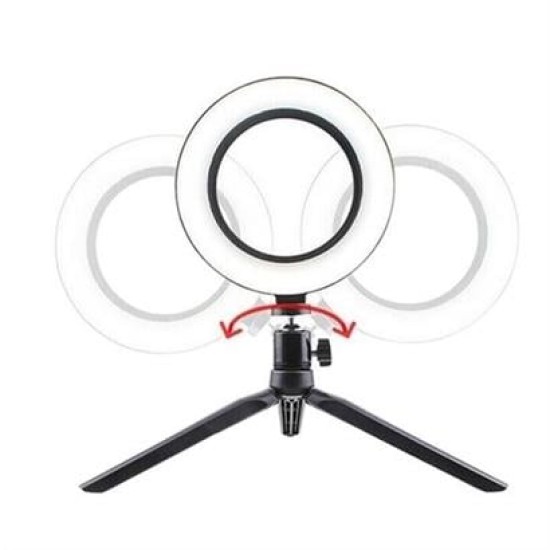 BUFFER® 10inç 26cm Youtube Instagram Tiktok Selfie Stüdyo Video Fotoğraf Ring Light Tripod Led Hal BUFFER® 10inç 26cm Youtube Instagram Tiktok Selfie Stüdyo Video Fotoğraf Ring Light Tripod Led Hal