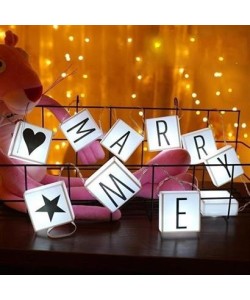 BUFFER® 10lu Lightbox Işıklı Harf Mesaj Panosu Dekoratif Harf Işık Zinciri BUFFER® 10lu Lightbox Işıklı Harf Mesaj Panosu Dekoratif Harf Işık Zinciri