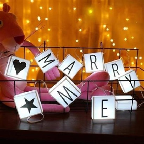 BUFFER® 10lu Lightbox Işıklı Harf Mesaj Panosu Dekoratif Harf Işık Zinciri BUFFER® 10lu Lightbox Işıklı Harf Mesaj Panosu Dekoratif Harf Işık Zinciri