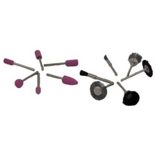 BUFFER® 12li Kalıpçı Taşlama Uçları Seti Tel Fırça Gravür Uçları Seti BUFFER® 12li Kalıpçı Taşlama Uçları Seti Tel Fırça Gravür Uçları Seti