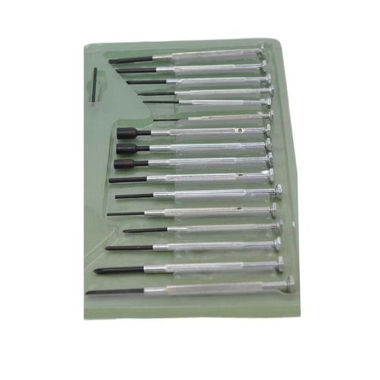 BUFFER® 16 Parça Hassas Tornavida Seti Saatçi ve Telefoncu Tornavidası BUFFER® 16 Parça Hassas Tornavida Seti Saatçi ve Telefoncu Tornavidası