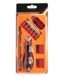 BUFFER® 18 Parça Tamir Onarım Lokma Seti Tornavida Seti Tamir Onarım Kiti BUFFER® 18 Parça Tamir Onarım Lokma Seti Tornavida Seti Tamir Onarım Kiti