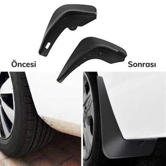 BUFFER® 2 Adet Ön veya Arkaya Uygun Çamur Önleyici Paçalık 32 x19 cm BUFFER® 2 Adet Ön veya Arkaya Uygun Çamur Önleyici Paçalık 32 x19 cm