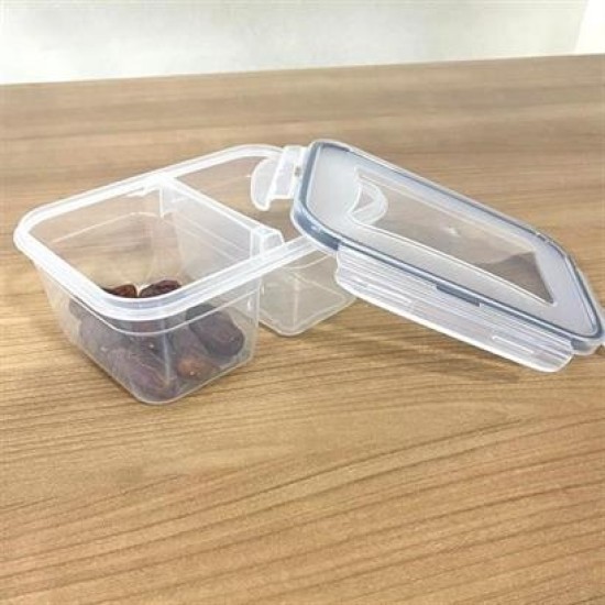 BUFFER® 2 Bölmeli 0,45+0,45 Litre Kilitli Kapaklı Erzak Saklama Kabı LC-524 BUFFER® 2 Bölmeli 0,45+0,45 Litre Kilitli Kapaklı Erzak Saklama Kabı LC-524