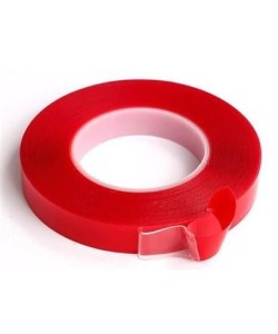 BUFFER® 2 Metre Güçlü Yapışkanlı Çift Taraflı Slikon Pratik Şeffaf Bant