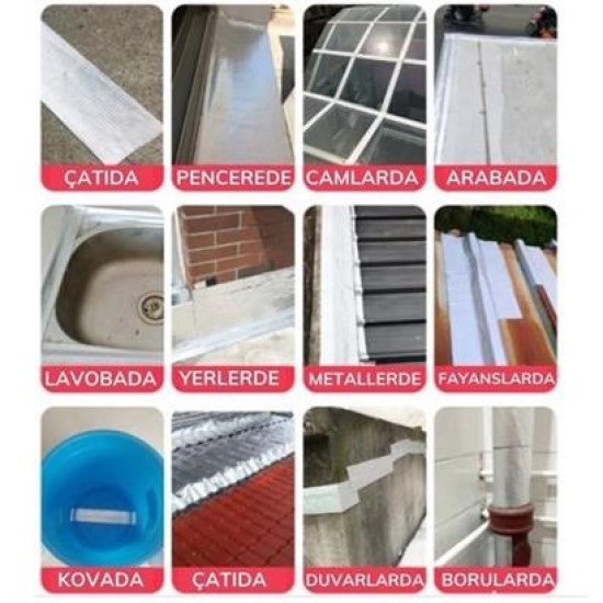 BUFFER® 2 Mt Yüksek Sıcaklık Dayanan Su Geçirmez Çatı Duvar Çatlak Onarıcı Yapışkan Bant Folyo 10 C BUFFER® 2 Mt Yüksek Sıcaklık Dayanan Su Geçirmez Çatı Duvar Çatlak Onarıcı Yapışkan Bant Folyo 10 C