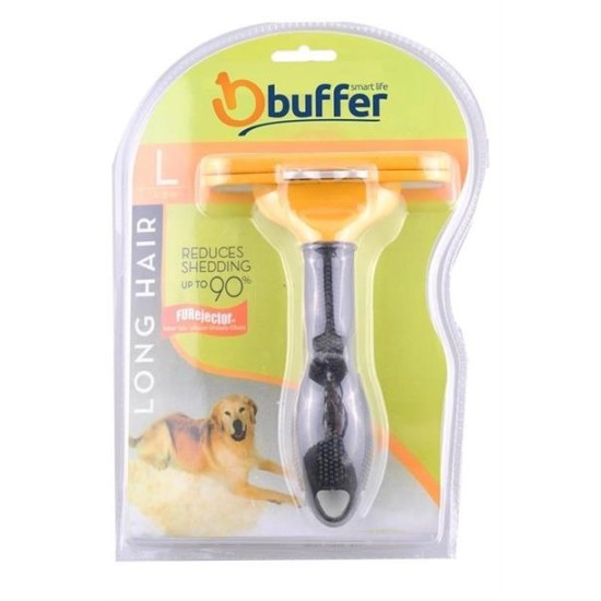 BUFFER® 23 KG Üzeri Uzun Tüylü Köpekler İçin Tüy Toplayıcı Ergonomik Tarak BUFFER® 23 KG Üzeri Uzun Tüylü Köpekler İçin Tüy Toplayıcı Ergonomik Tarak