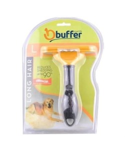 BUFFER® 23 KG Üzeri Uzun Tüylü Köpekler İçin Tüy Toplayıcı Ergonomik Tarak BUFFER® 23 KG Üzeri Uzun Tüylü Köpekler İçin Tüy Toplayıcı Ergonomik Tarak