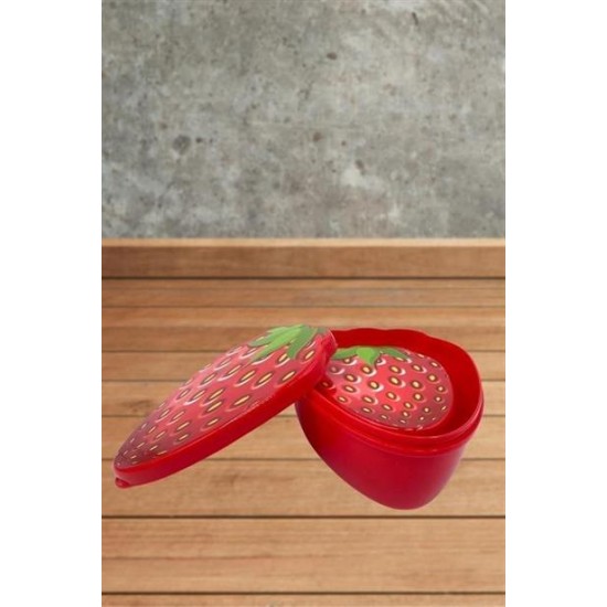 BUFFER® 2'li İç İçe Geçebilen Çilek Model Saklama ve Beslenme Kabı Seti (550 ml + 250 ml) BUFFER® 2'li İç İçe Geçebilen Çilek Model Saklama ve Beslenme Kabı Seti (550 ml + 250 ml)