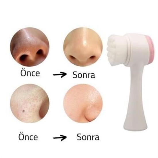 BUFFER® 2li Set Çift Taraflı Cilt Temizleme Fırçası ve Yeşim Taşı Çift Taraflı Cilt Masaj Aleti BUFFER® 2li Set Çift Taraflı Cilt Temizleme Fırçası ve Yeşim Taşı Çift Taraflı Cilt Masaj Aleti