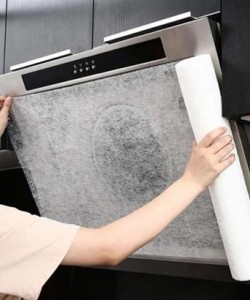 BUFFER® 2li Yağ Emici Duman Önleyici Pratik Mutfak Davlumbaz Koruyucu Dayanıklı Yedek Filtre 45x90cm