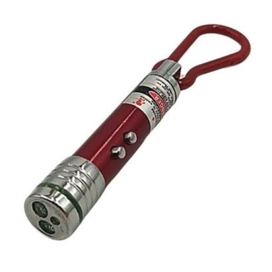 BUFFER® 3 Fonksiyonlu Kırmızı Beyaz Işıklı Led Lazer Kedi Köpek Oyuncak Anahtarlık BUFFER® 3 Fonksiyonlu Kırmızı Beyaz Işıklı Led Lazer Kedi Köpek Oyuncak Anahtarlık