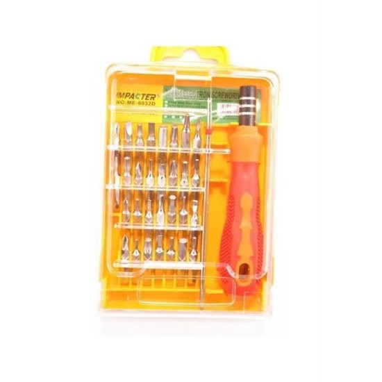 BUFFER® 32 Parça Cep Telefonu Pc Tablet Mini Tornavida Seti Tamir Takımı BUFFER® 32 Parça Cep Telefonu Pc Tablet Mini Tornavida Seti Tamir Takımı