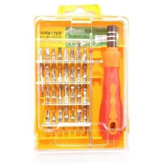 BUFFER® 32 Parça Cep Telefonu Pc Tablet Mini Tornavida Seti Tamir Takımı BUFFER® 32 Parça Cep Telefonu Pc Tablet Mini Tornavida Seti Tamir Takımı