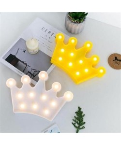 BUFFER® 3D Dekoratif Pilli Kraliçe Tacı Model Led Masa ve Gece Lambası BUFFER® 3D Dekoratif Pilli Kraliçe Tacı Model Led Masa ve Gece Lambası