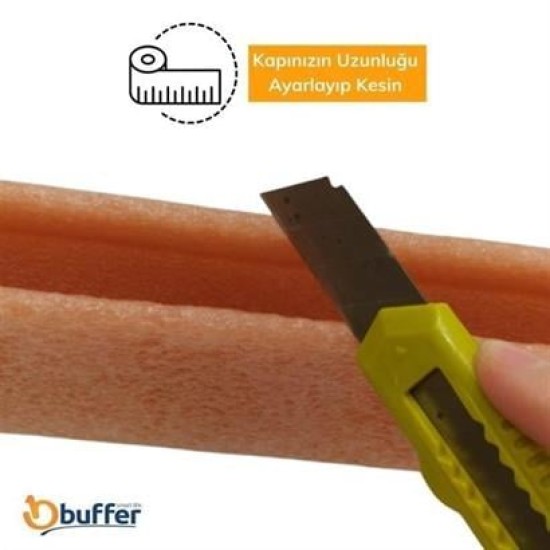 BUFFER® 4 Adet Kapı Toz Rüzgar Önleyici Isı Yalıtımı Sağlayan Sızdırmaz Strafor BUFFER® 4 Adet Kapı Toz Rüzgar Önleyici Isı Yalıtımı Sağlayan Sızdırmaz Strafor