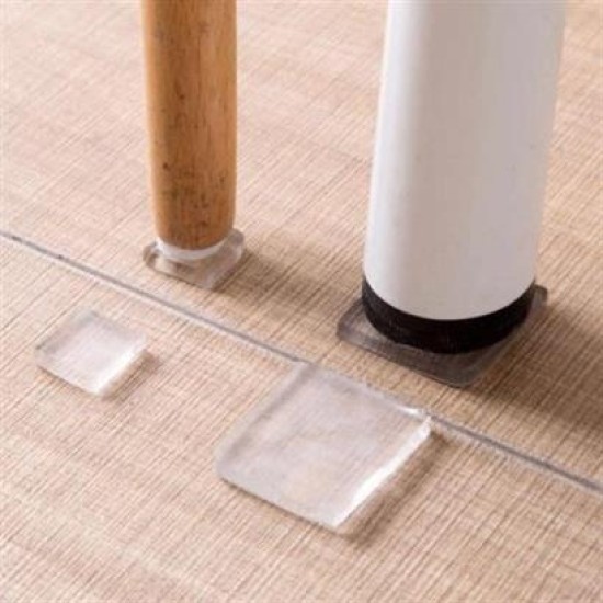 BUFFER® 4 Adet Silikon Şeffaf Koltuk Mobilya Masa Beyaz Eşya Yazıcı Koruyucu Kaydırmaz Dayanıklı Pe BUFFER® 4 Adet Silikon Şeffaf Koltuk Mobilya Masa Beyaz Eşya Yazıcı Koruyucu Kaydırmaz Dayanıklı Pe