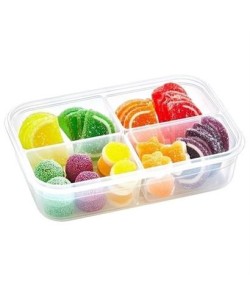 BUFFER® 4 Bölmeli Sızdırmaz Contalı Kilitli Kapaklı 1 Litre Erzak Saklama Kabı -LC520 BUFFER® 4 Bölmeli Sızdırmaz Contalı Kilitli Kapaklı 1 Litre Erzak Saklama Kabı -LC520