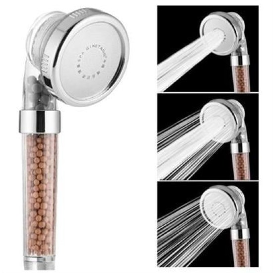 BUFFER® %50 Su Tasarruflu ve Arıtmalı Doğal Taşlı Banyo El Duş Başlığı BUFFER® %50 Su Tasarruflu ve Arıtmalı Doğal Taşlı Banyo El Duş Başlığı