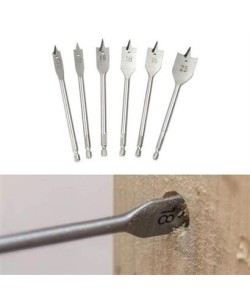 BUFFER® 6 Parça Tahta Ahşap Oyma Yaprak Matkap Ucu Seti