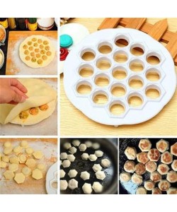 BUFFER® 61 Bölmeli Petek Şekilli Pratik Mantı Kesici Açma Kalıbı Mantımatik BUFFER® 61 Bölmeli Petek Şekilli Pratik Mantı Kesici Açma Kalıbı Mantımatik