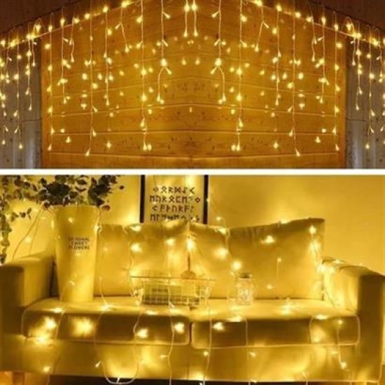 BUFFER® 8 Fonksiyonlu 16 Saçaklı Perde Led 3 x 1 (Günışığı) BUFFER® 8 Fonksiyonlu 16 Saçaklı Perde Led 3 x 1 (Günışığı)