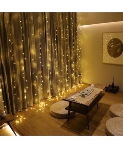 BUFFER® 8 Fonksiyonlu 200 Led 10 Saçak Şerit Led 2x2 Perde İp Led (Gün Işığı) BUFFER® 8 Fonksiyonlu 200 Led 10 Saçak Şerit Led 2x2 Perde İp Led (Gün Işığı)