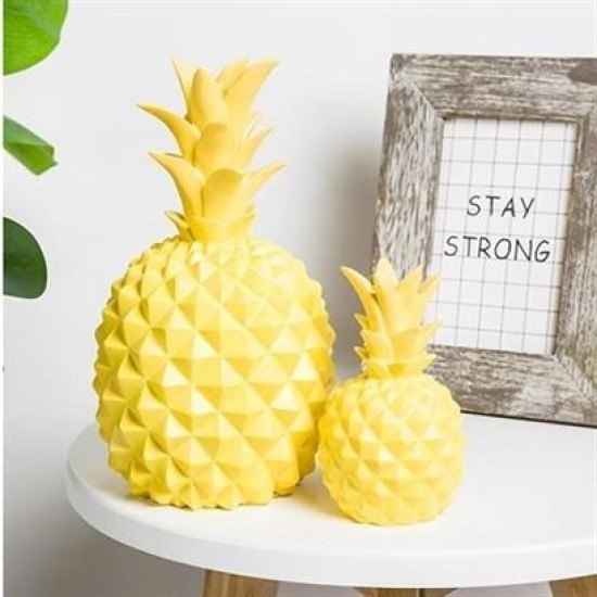 BUFFER® Ananas Şeklinde Desenli Büyük Boy Pilli Masa ve Gece Lambası BUFFER® Ananas Şeklinde Desenli Büyük Boy Pilli Masa ve Gece Lambası