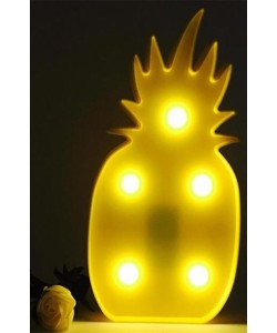 BUFFER® Ananas Şeklinde Ledli Dekoratif Eğlenceli Çocuk Gece Lambası