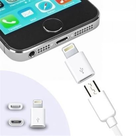 BUFFER® Apple iPhone / iPad Micro Usb Dönüştürücü Adaptör OTG Aparat BUFFER® Apple iPhone / iPad Micro Usb Dönüştürücü Adaptör OTG Aparat