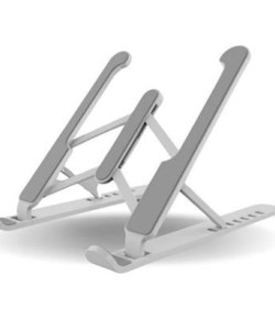 BUFFER® Ayarlanabilir Plastik Dizüstü Destek Tabanı Katlanabilir Taşınabilir Laptop Sehpası Yükselti