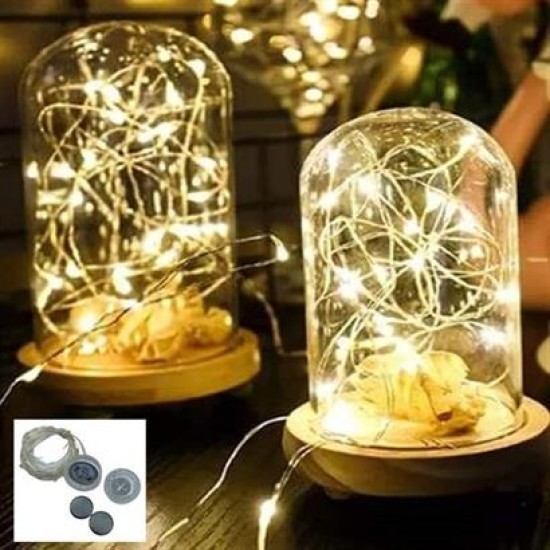 BUFFER® Bakır Tel 3 Metre Dekoratif Aydınlatma Günışığı Led Işık Zinciri BUFFER® Bakır Tel 3 Metre Dekoratif Aydınlatma Günışığı Led Işık Zinciri