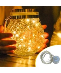 BUFFER® Bakır Tel 3 Metre Dekoratif Aydınlatma Günışığı Led Işık Zinciri