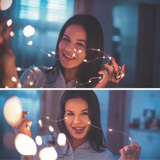 BUFFER® Bakır Tel 3 Metre Dekoratif Aydınlatma Günışığı Led Işık Zinciri BUFFER® Bakır Tel 3 Metre Dekoratif Aydınlatma Günışığı Led Işık Zinciri