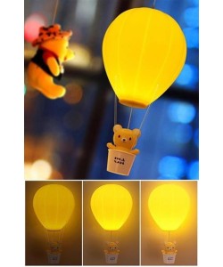 BUFFER® Balonlu Ayıcıklı Eğlenceli Dekoratif Gece Lambası Aydınlatması