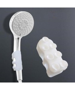 BUFFER® Banyo Duş Başlığı Tutucu Silikon Güçlü Vantuz Vakum Aparatı
