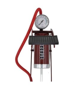 BUFFER® Basınç Göstergeli Ayak Pompası Araba Bisiklet Motor Lastik Pompası