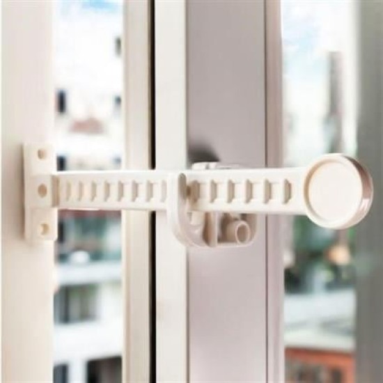 BUFFER® Bebek Çocuk Evcil Hayvan Güvenlik Ayarlanabilir Koruyucu Pencere Havalandırma Kilidi BUFFER® Bebek Çocuk Evcil Hayvan Güvenlik Ayarlanabilir Koruyucu Pencere Havalandırma Kilidi