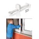 BUFFER® Bebek Çocuk Evcil Hayvan Güvenlik Ayarlanabilir Koruyucu Pencere Havalandırma Kilidi BUFFER® Bebek Çocuk Evcil Hayvan Güvenlik Ayarlanabilir Koruyucu Pencere Havalandırma Kilidi