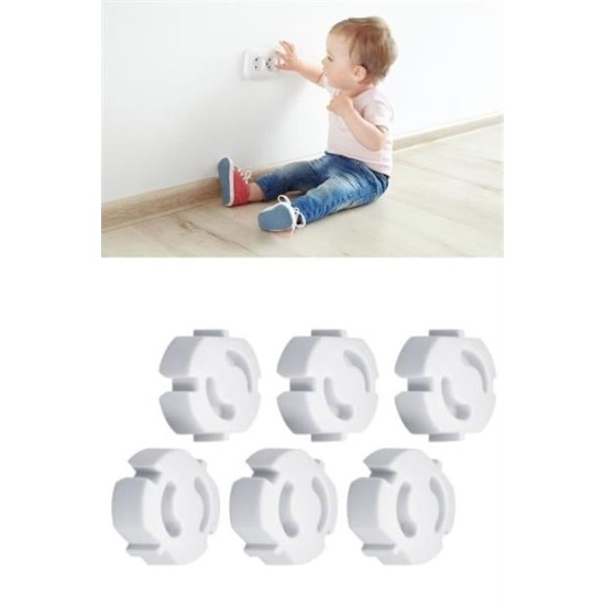 BUFFER® Bebek Çocuk Priz Koruma Kapağı (6 Adet) Çocuk Güvenliği, Priz Muhafazası, Priz Kapatıcı BUFFER® Bebek Çocuk Priz Koruma Kapağı (6 Adet) Çocuk Güvenliği, Priz Muhafazası, Priz Kapatıcı