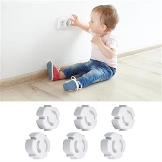 BUFFER® Bebek Çocuk Priz Koruma Kapağı (6 Adet) Çocuk Güvenliği, Priz Muhafazası, Priz Kapatıcı BUFFER® Bebek Çocuk Priz Koruma Kapağı (6 Adet) Çocuk Güvenliği, Priz Muhafazası, Priz Kapatıcı