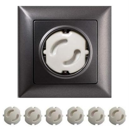 BUFFER® Bebek Çocuk Priz Koruma Kapağı (6 Adet) Çocuk Güvenliği, Priz Muhafazası, Priz Kapatıcı BUFFER® Bebek Çocuk Priz Koruma Kapağı (6 Adet) Çocuk Güvenliği, Priz Muhafazası, Priz Kapatıcı